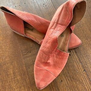 Free People Saddle Color Flats with Pointed Toe Size 38